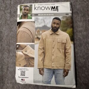 Know Me Pattern ME2036 Men's Mimi G Jacket BB 43-52 Uncut